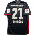 Ingolstadt 2017-18 Adidas vendég Tobias Schröck foci mez L-es