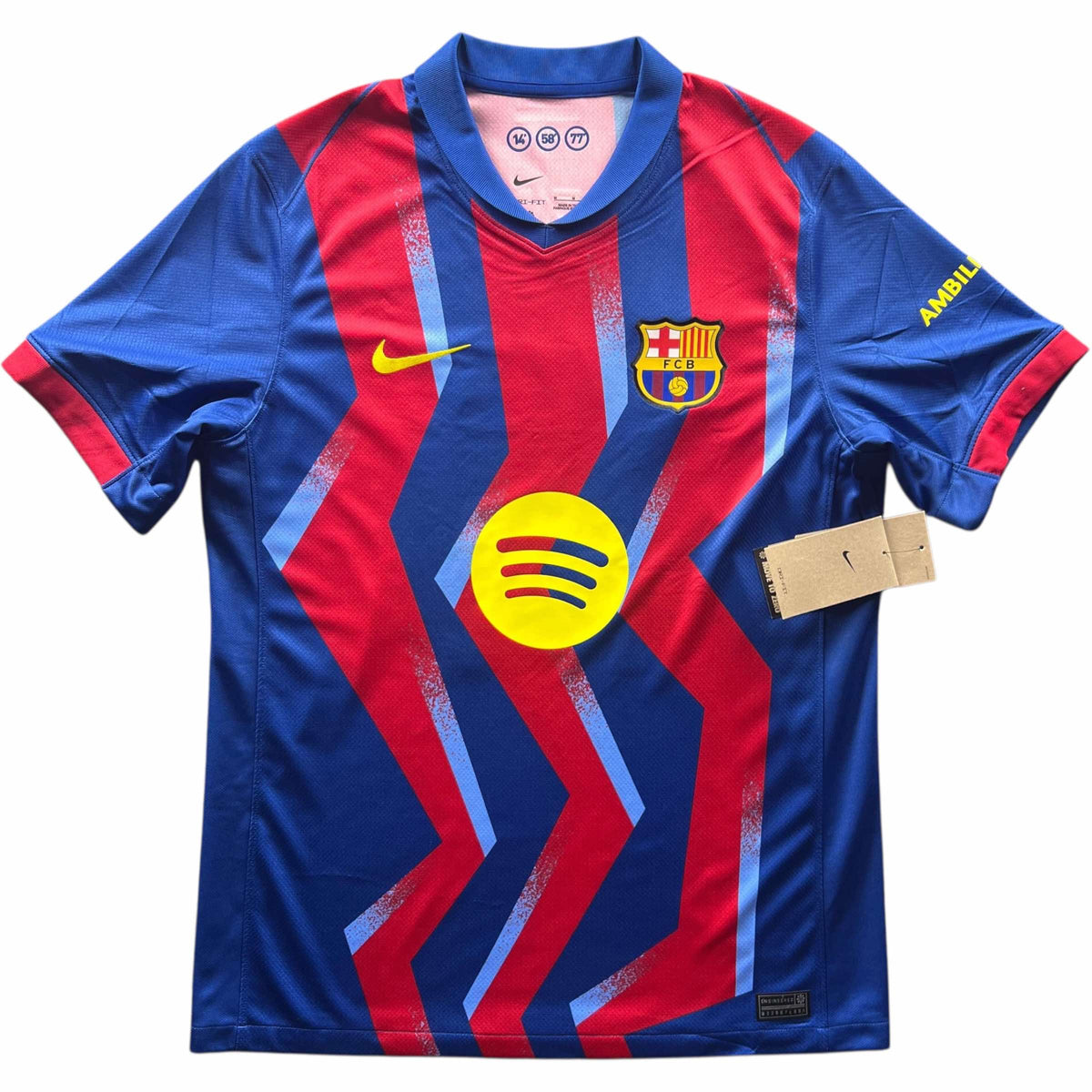 Barcelona 2025-26 Nike negyedik számú Lamine Yamal *Új* foci mez M-es