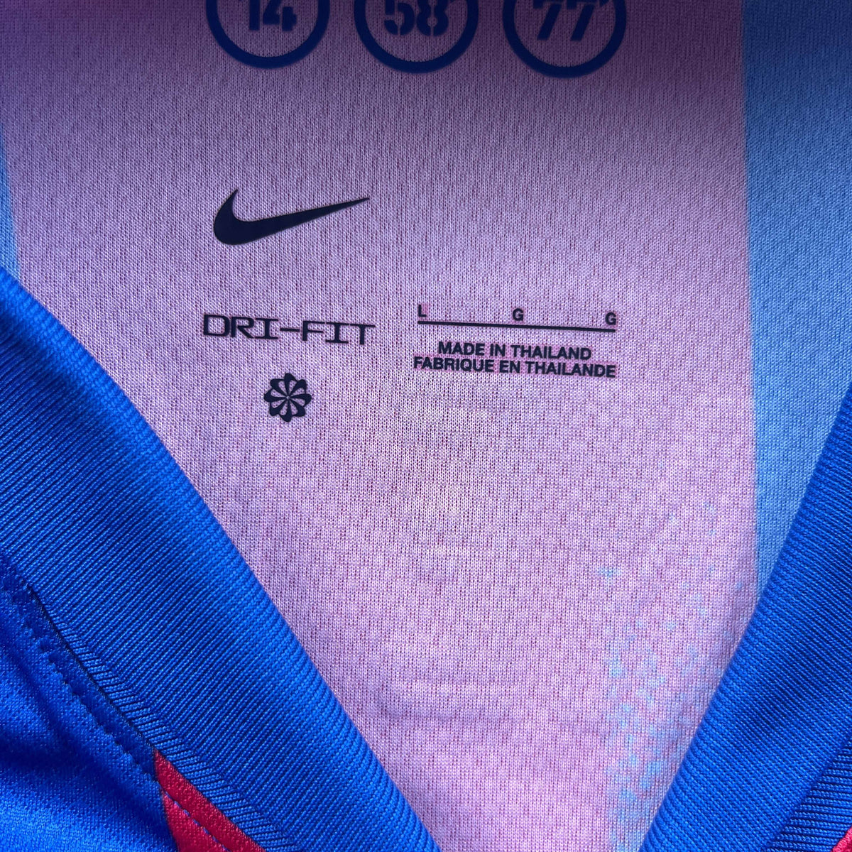 Barcelona 2025-26 Nike negyedik számú Lamine Yamal *Új* foci mez L-es