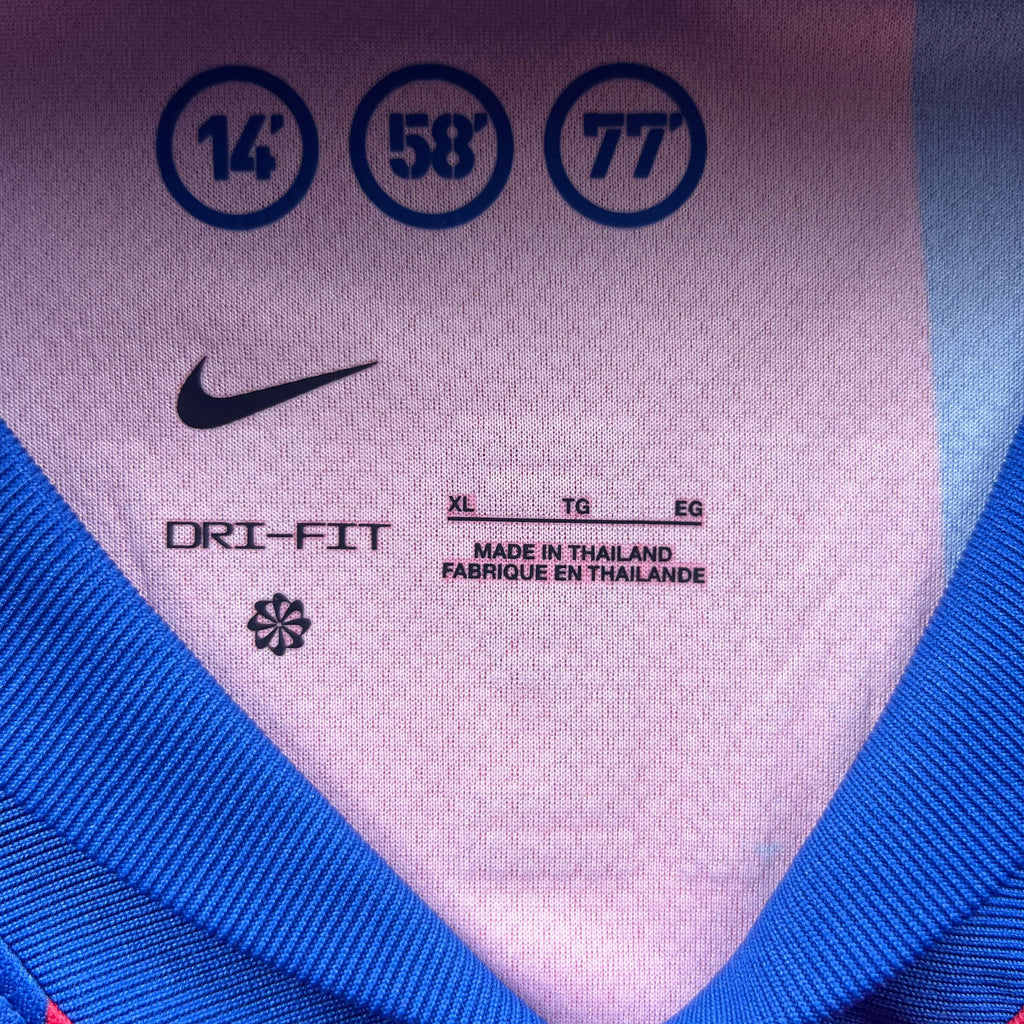 Barcelona 2025-26 Nike negyedik számú Lamine Yamal *Új* foci mez XL-es