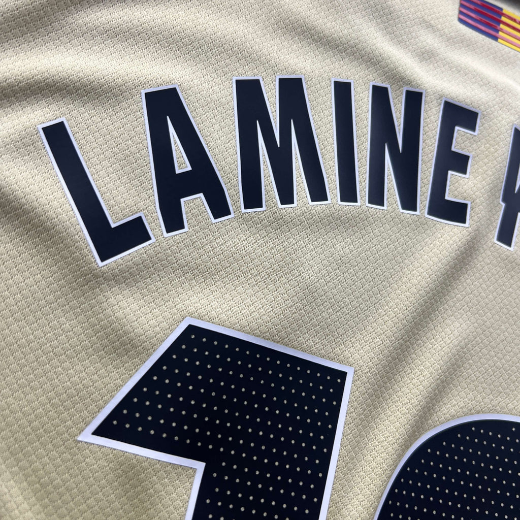 Barcelona 2025-26 Nike vendég Lamine Yamal *Új* foci mez M-es