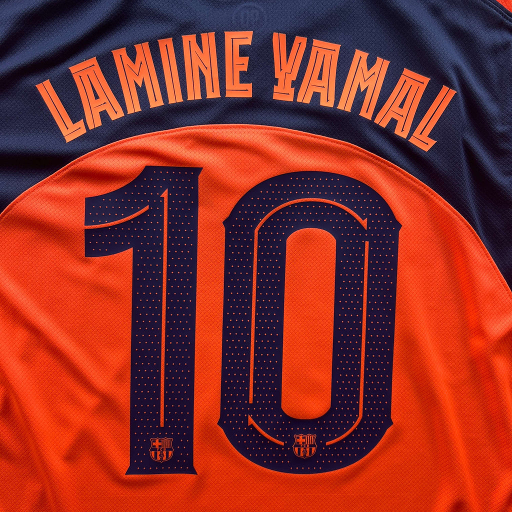 Barcelona 2025-26 Nike harmadik számú Lamine Yamal *Új* foci mez XL-es
