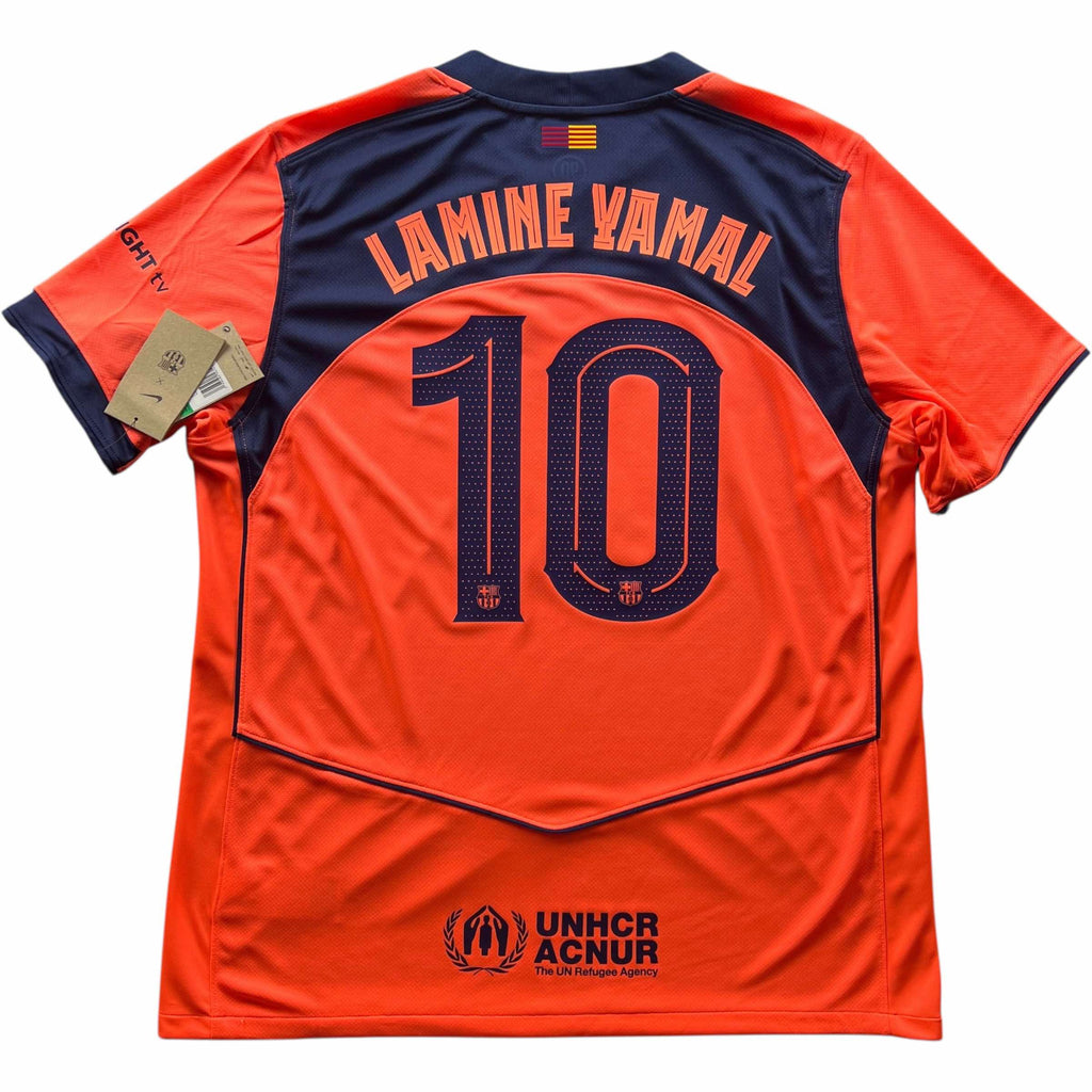Barcelona 2025-26 Nike harmadik számú Lamine Yamal *Új* foci mez XL-es