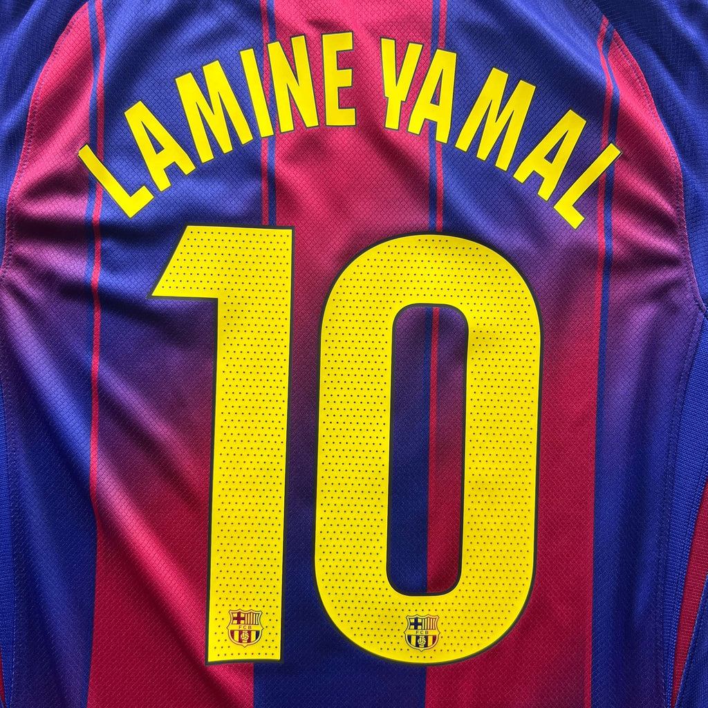 Barcelona 2025-26 Nike hazai Lamine Yamal *Új* foci mez S-es