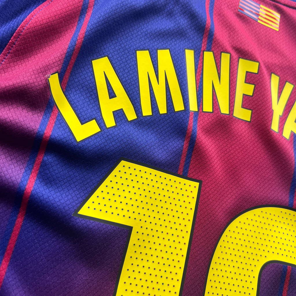 Barcelona 2025-26 Nike hazai Lamine Yamal *Új* foci mez S-es