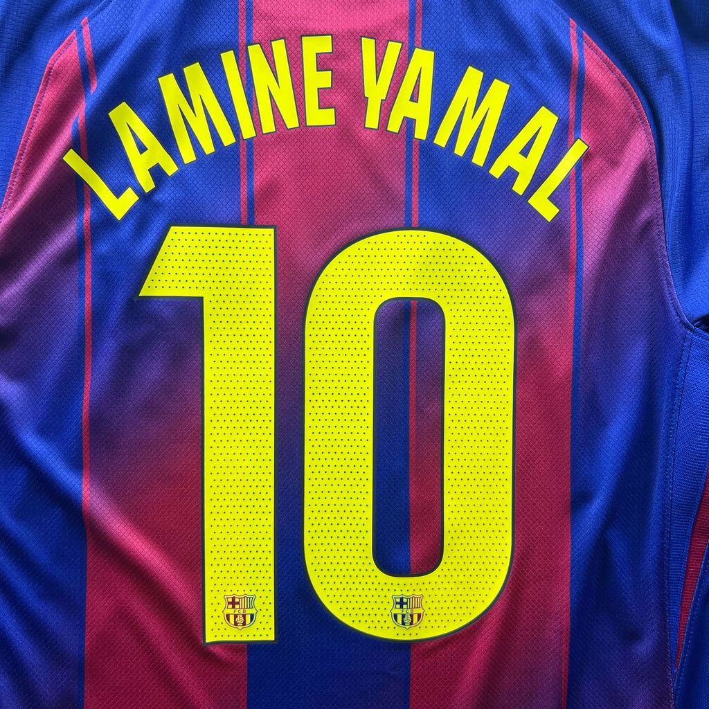 Barcelona 2025-26 Nike hazai Lamine Yamal *Új* foci mez M-es