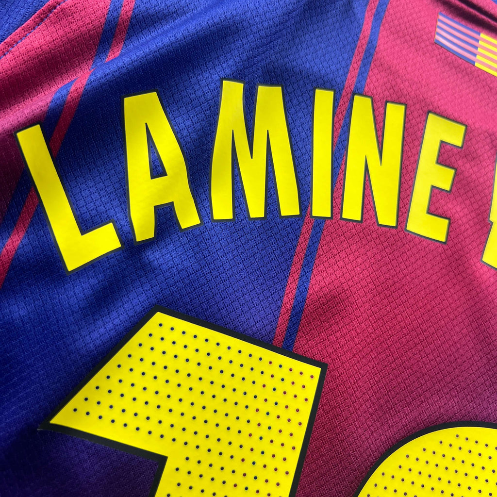 Barcelona 2025-26 Nike hazai Lamine Yamal *Új* foci mez M-es