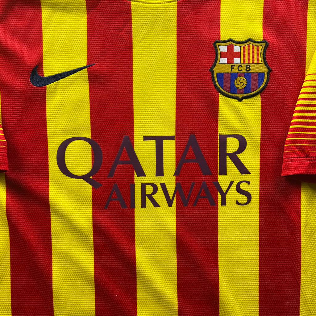 Barcelona 2013-14 Nike away Lionel Messi football shirt size M