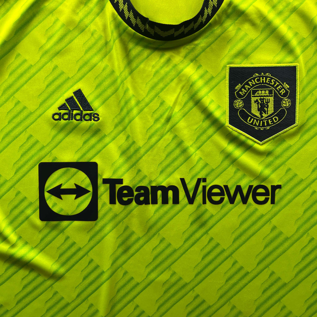 Manchester United 2022-23 Adidas third Cristiano Ronaldo football shirt size XL