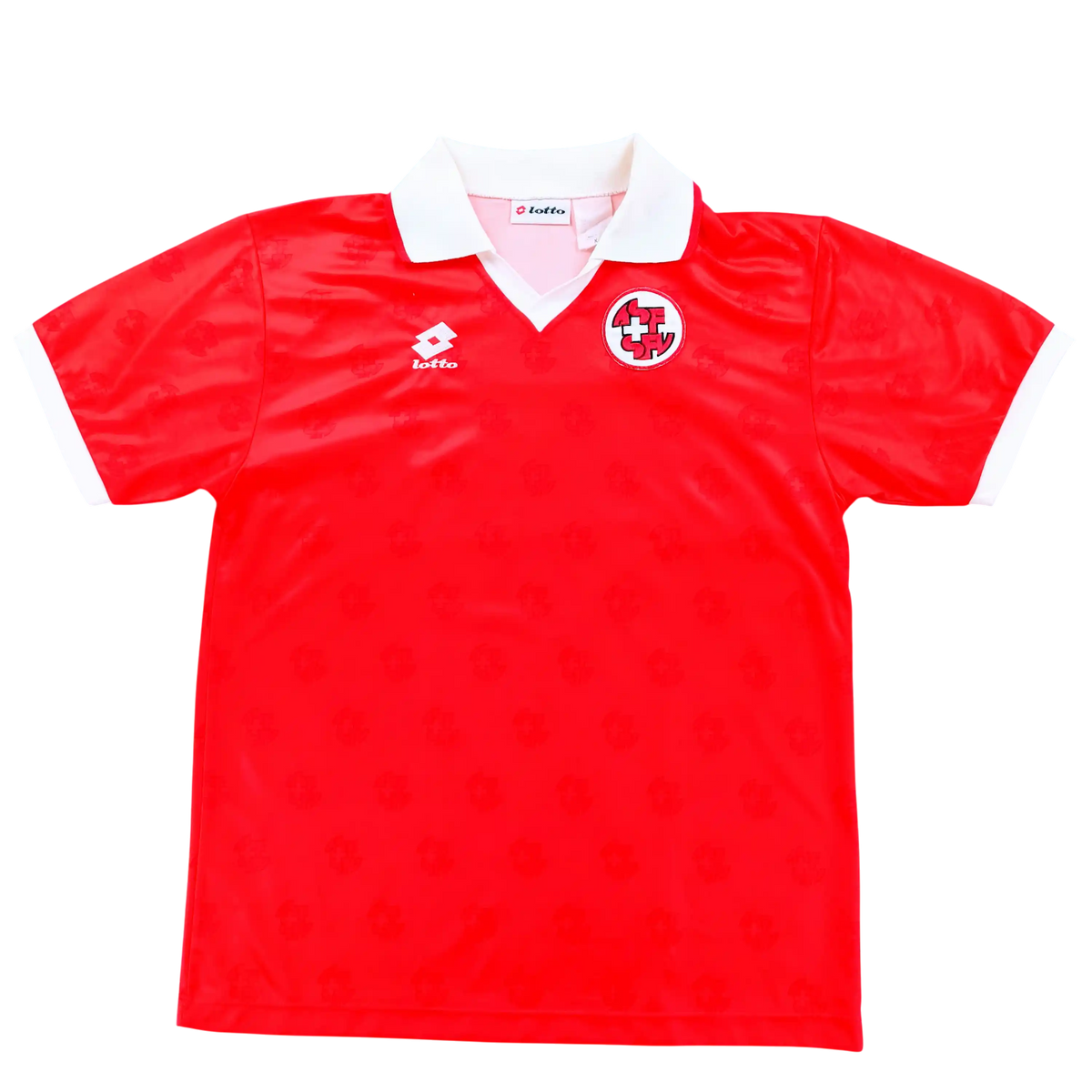 Svájc 1994-96 Lotto home #15 football shirt size XL
