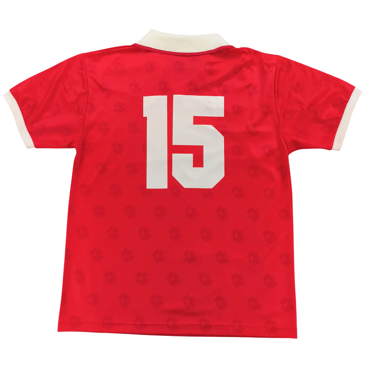 Svájc 1994-96 Lotto home #15 football shirt size XL