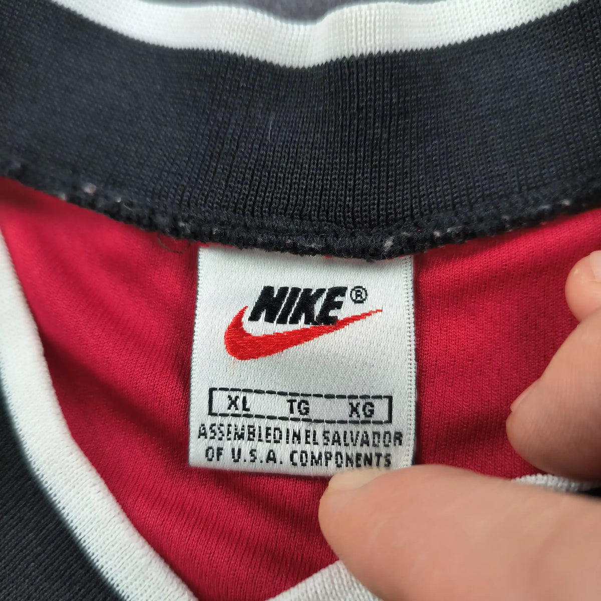 Dallas Burn 1996 Nike training *Aláírt* foci mez XL-es