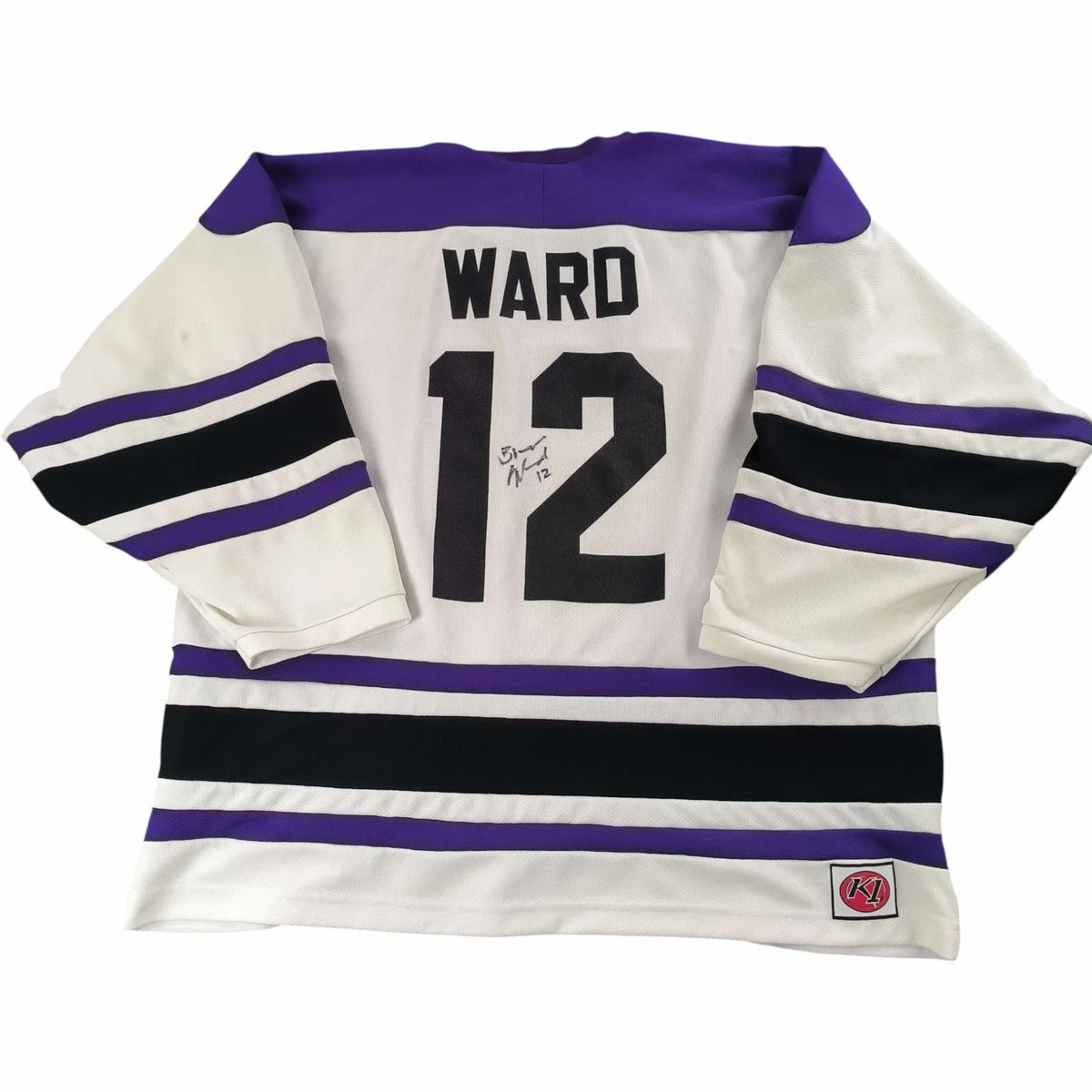 Tri-City Storm #12 Tyler Ward *Signed* ice hockey jersey size XXL