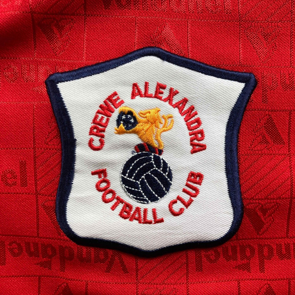 Crewe Alexandra 1995-96 Vandanel home football shirt size M