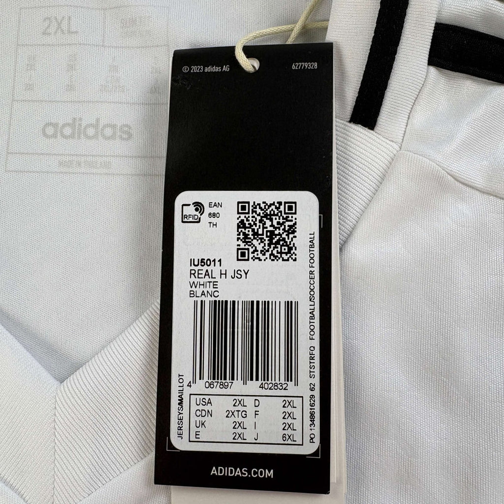 Real Madrid 2024-25 Adidas home *NEW* football shirt size XXL