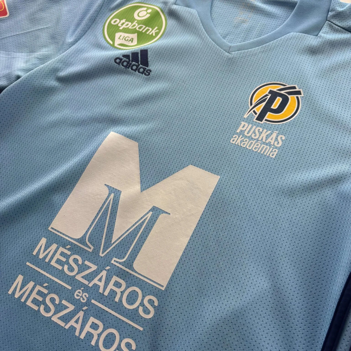 Puskás Akadémia 2017-18 Adidas vendég Stipe Bacelic-Grgic foci mez L-es