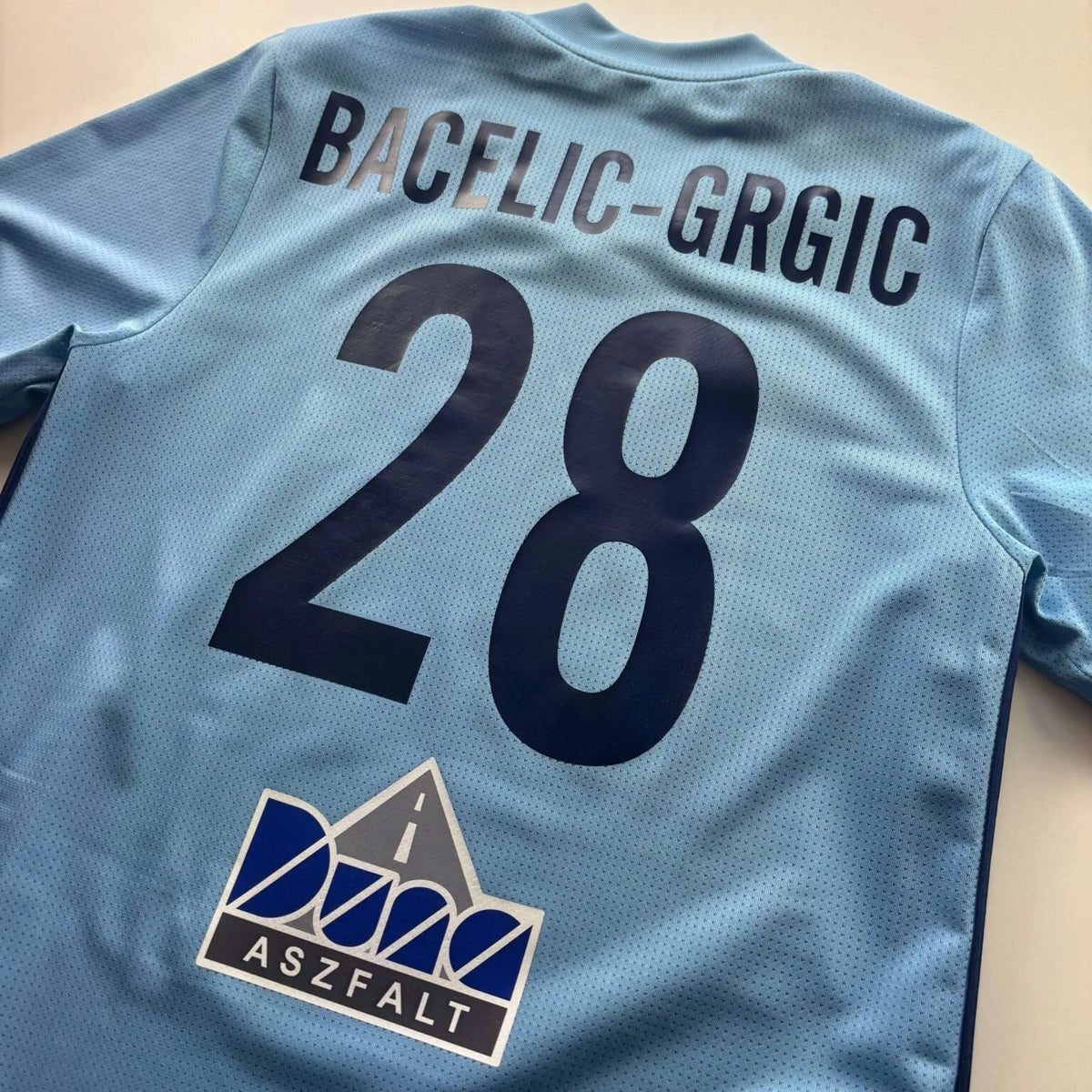 Puskás Akadémia 2017-18 Adidas vendég Stipe Bacelic-Grgic foci mez L-es