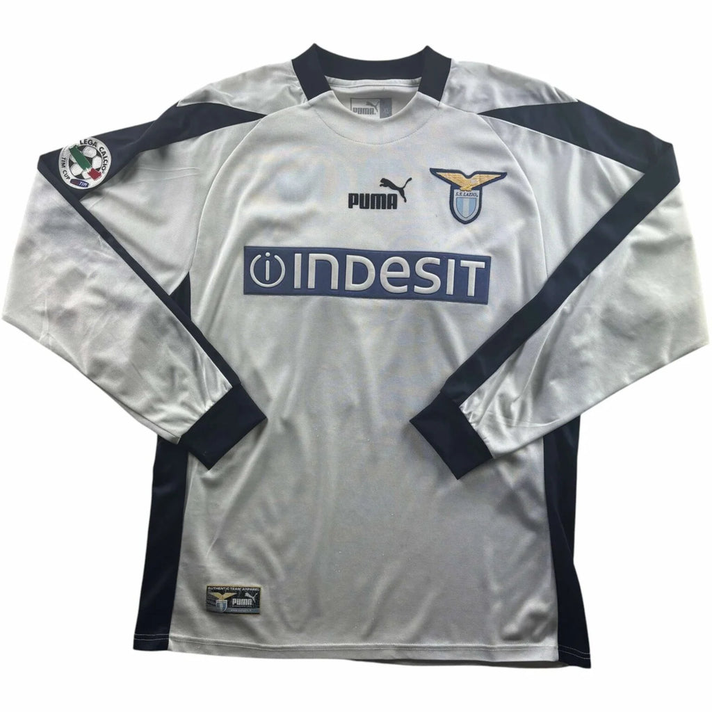 Lazio 2003-04 Puma vendég Paolo Negro foci mez XL-es