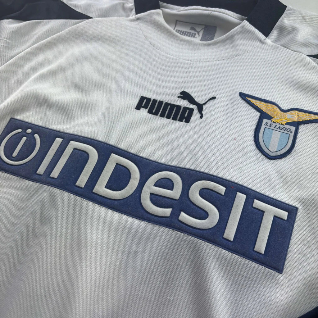 Lazio 2003-04 Puma vendég Paolo Negro foci mez XL-es