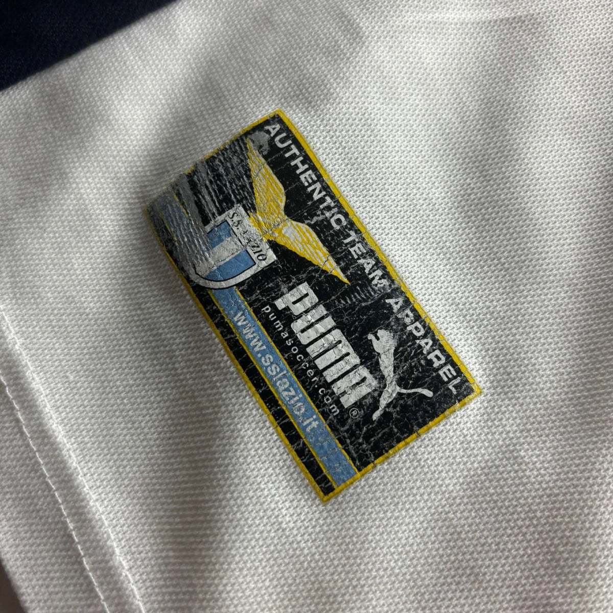 Lazio 2003-04 Puma vendég Paolo Negro foci mez XL-es