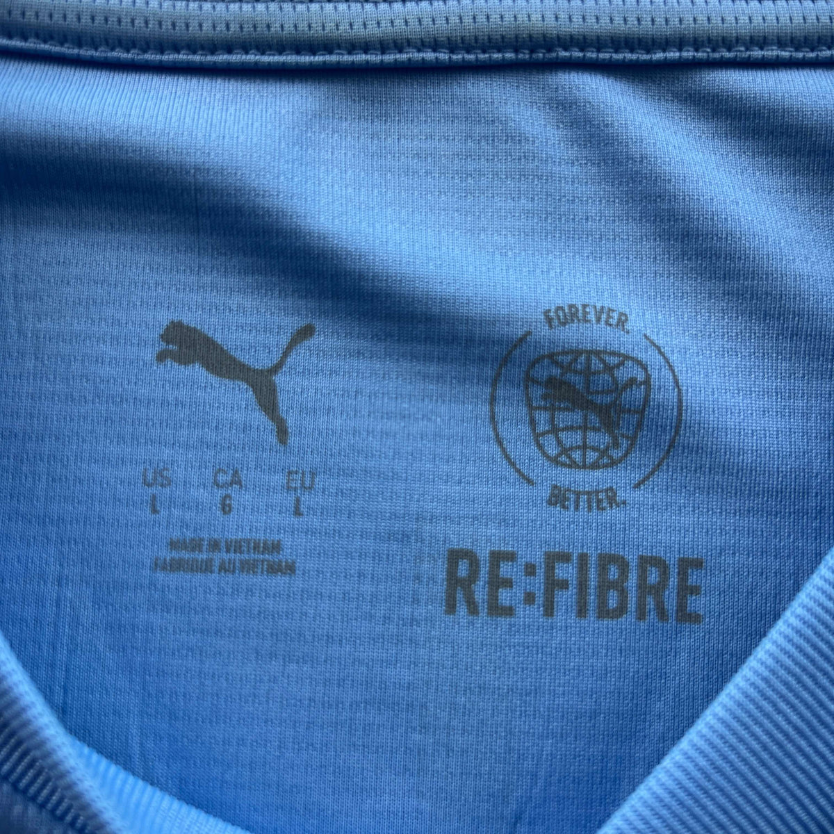 Manchester City 2025-26 Puma hazai Erling Haaland foci mez L-es