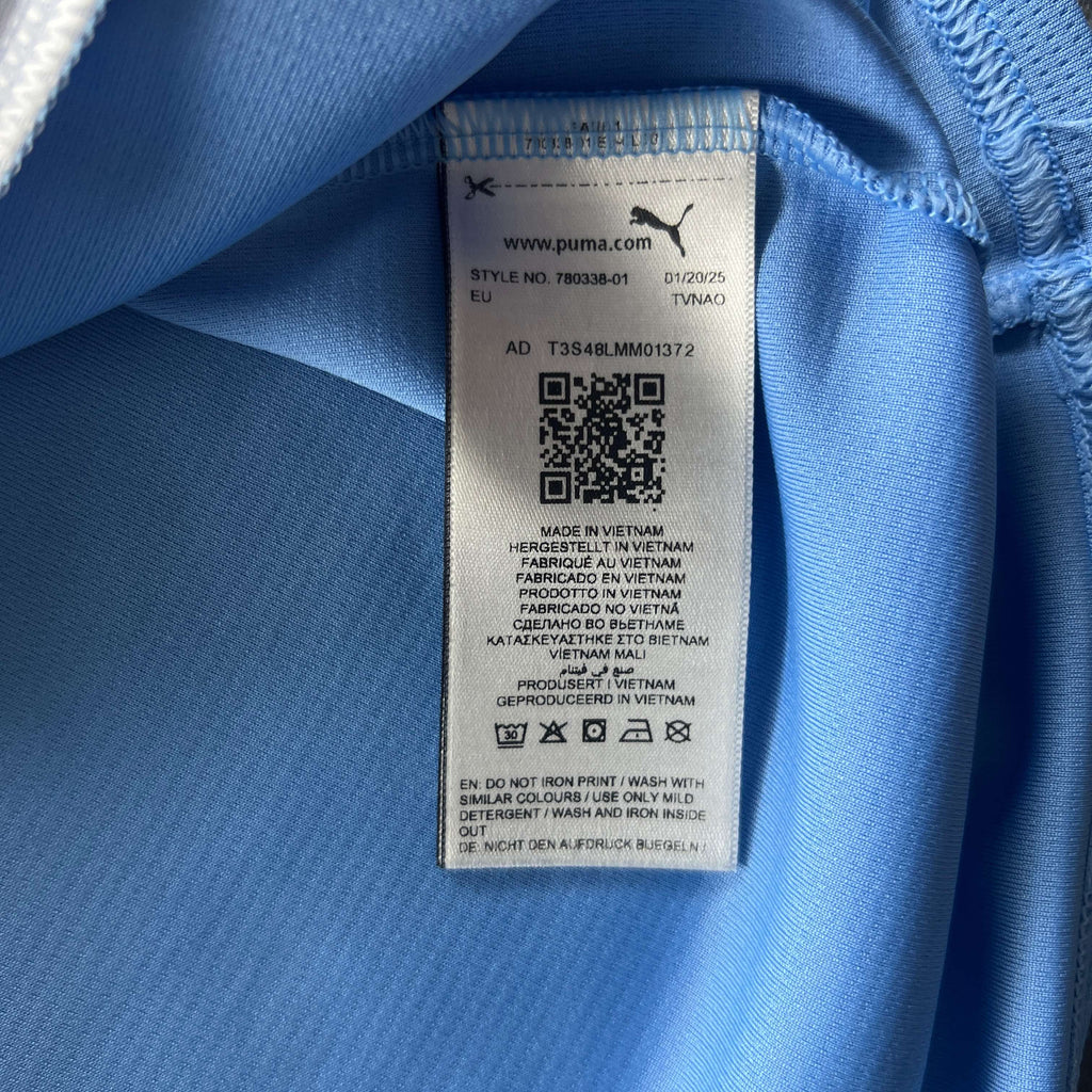 Manchester City 2025-26 Puma home Erling Haaland football shirt size L