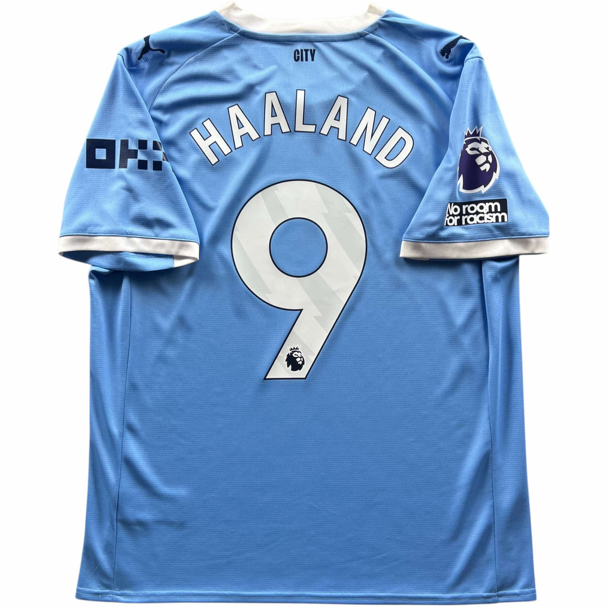 Manchester City 2025-26 Puma hazai Erling Haaland foci mez L-es