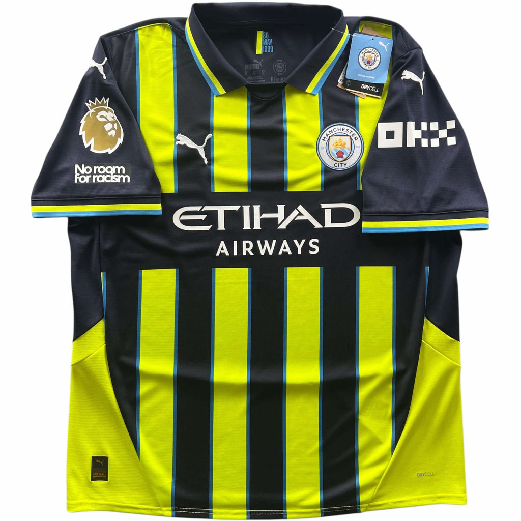 Manchester City 2024-25 Puma vendég Erling Haaland *Új* foci mez XL-es