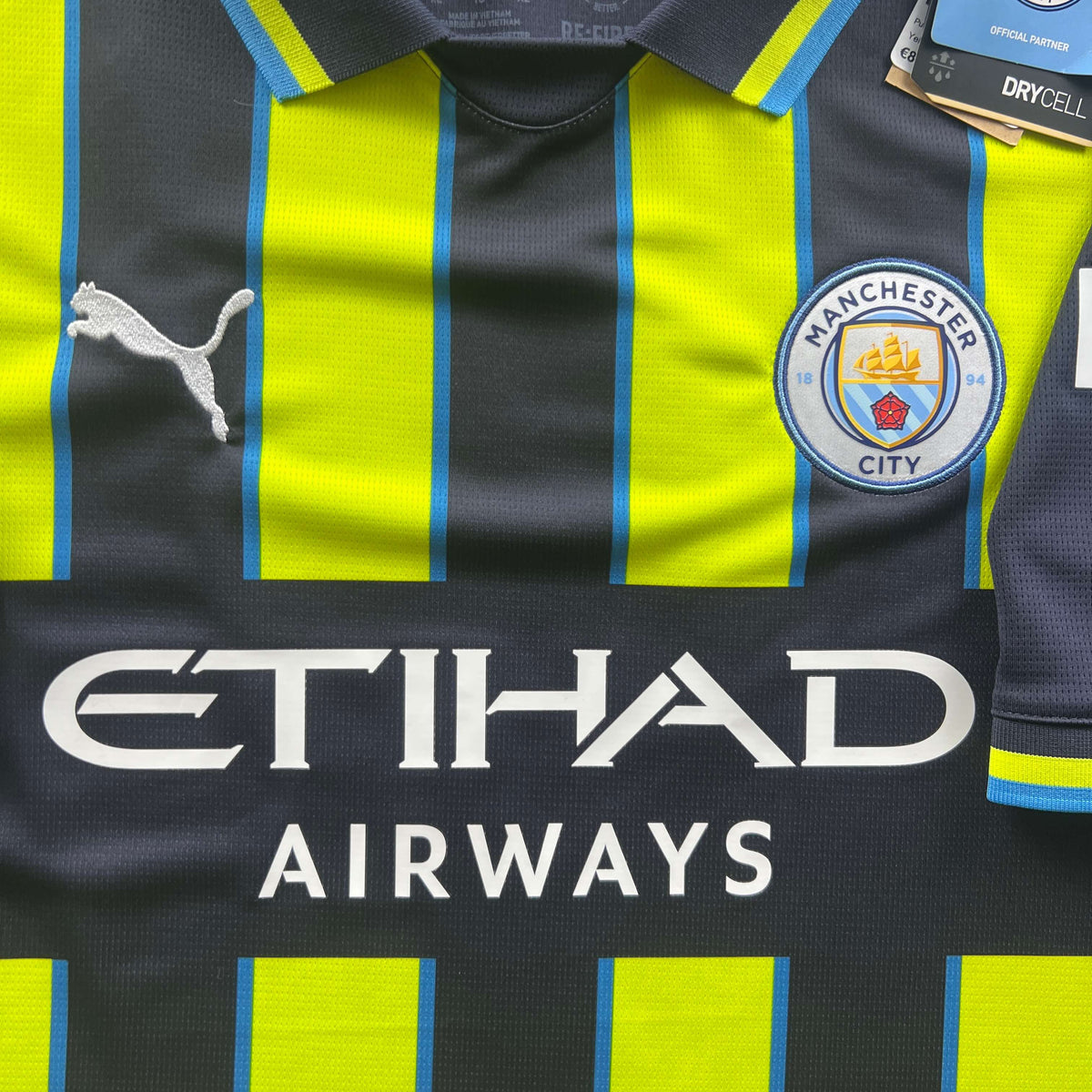 Manchester City 2024-25 Puma vendég Erling Haaland *Új* foci mez XL-es
