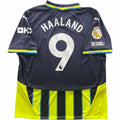 Manchester City 2024-25 Puma vendég Erling Haaland *Új* foci mez XL-es