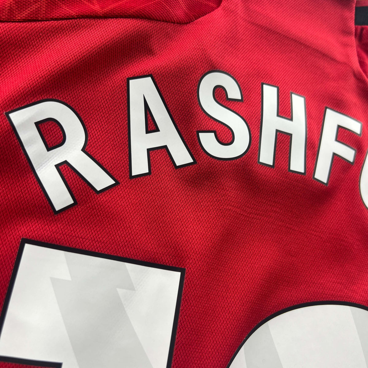 Manchester United 2023-24 Adidas hazai Marcus Rashford *Új* foci mez L-es