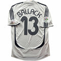 Germany 2006-08 Adidas home Michael Ballack football shirt size M