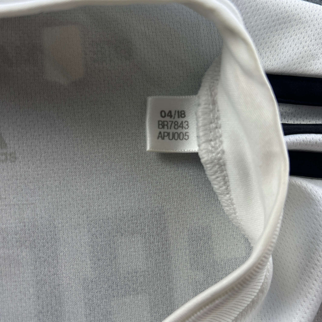 Németország 2018-19 Adidas hazai Toni Kroos foci mez XL-es