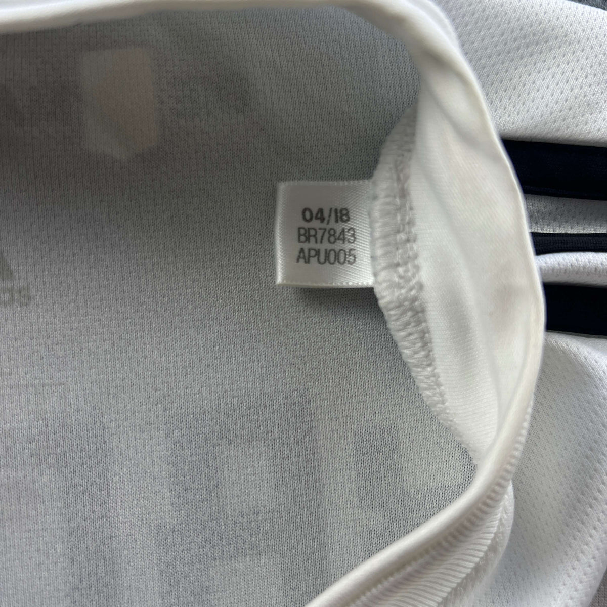 Németország 2018-19 Adidas hazai Toni Kroos foci mez XL-es
