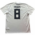 Németország 2018-19 Adidas hazai Toni Kroos foci mez XL-es