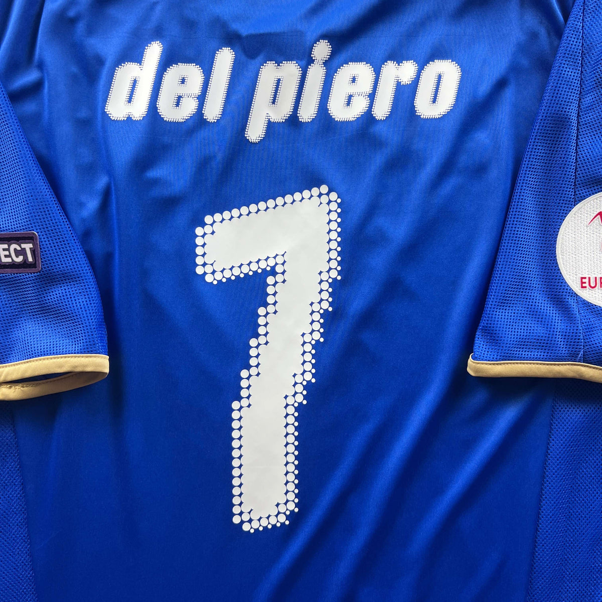 Olaszország 2008-09 Puma hazai Alessandro Del Piero foci mez XL-es