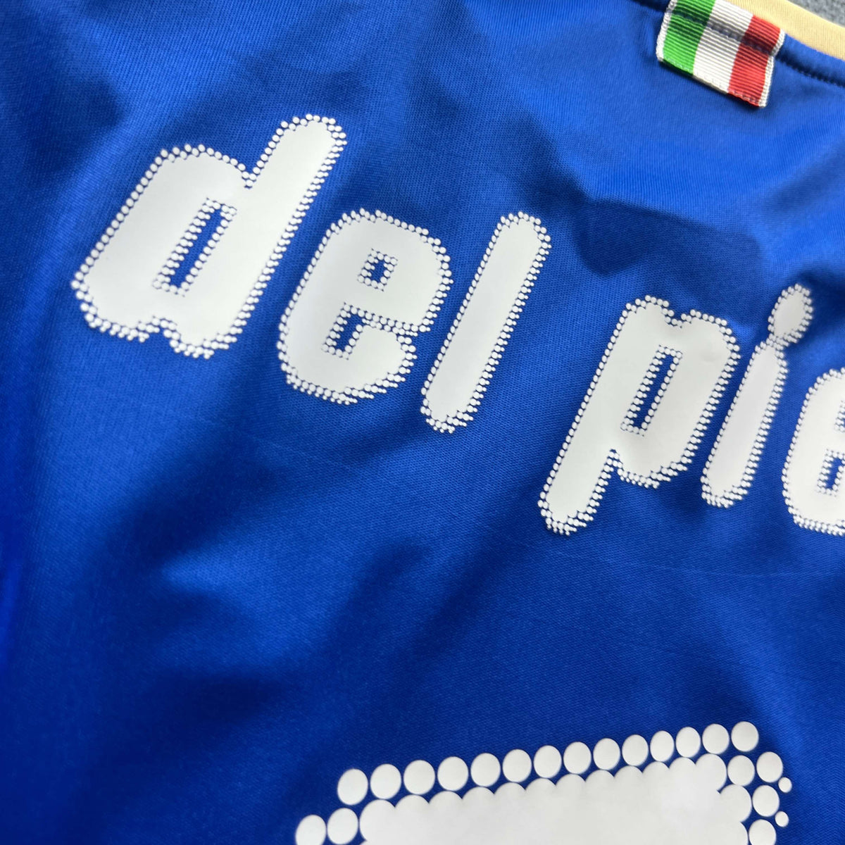 Olaszország 2008-09 Puma hazai Alessandro Del Piero foci mez XL-es