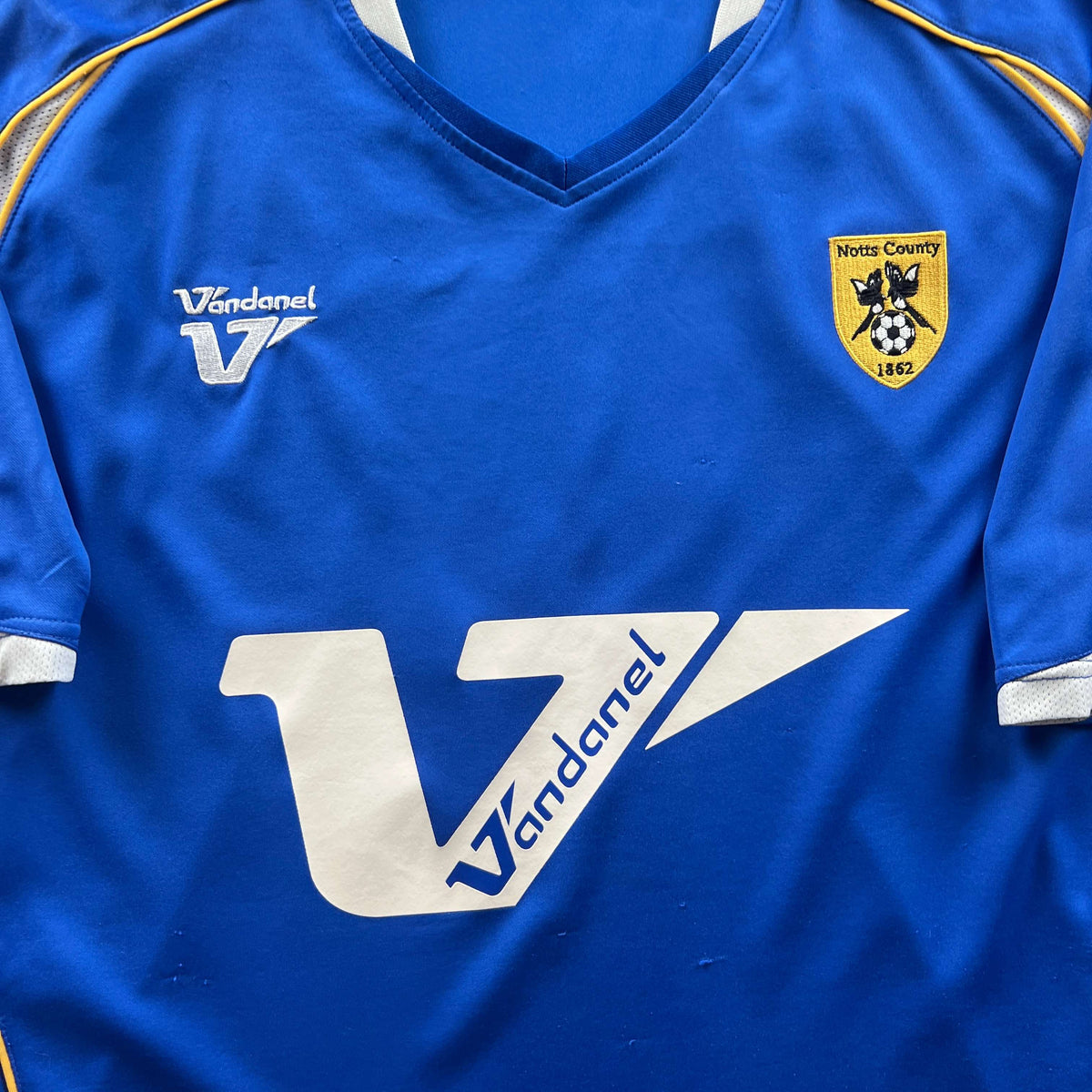 Notts County 2008-09 Vandanel away Mike Edwards football shirt size XXL