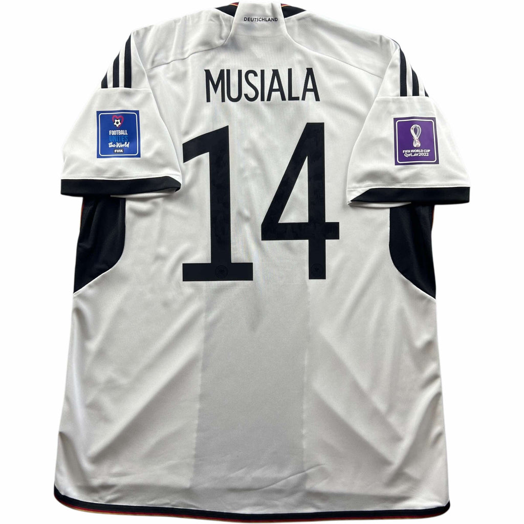 Németország 2022-24 Adidas hazai Jamal Musiala *Új* foci mez XL-es