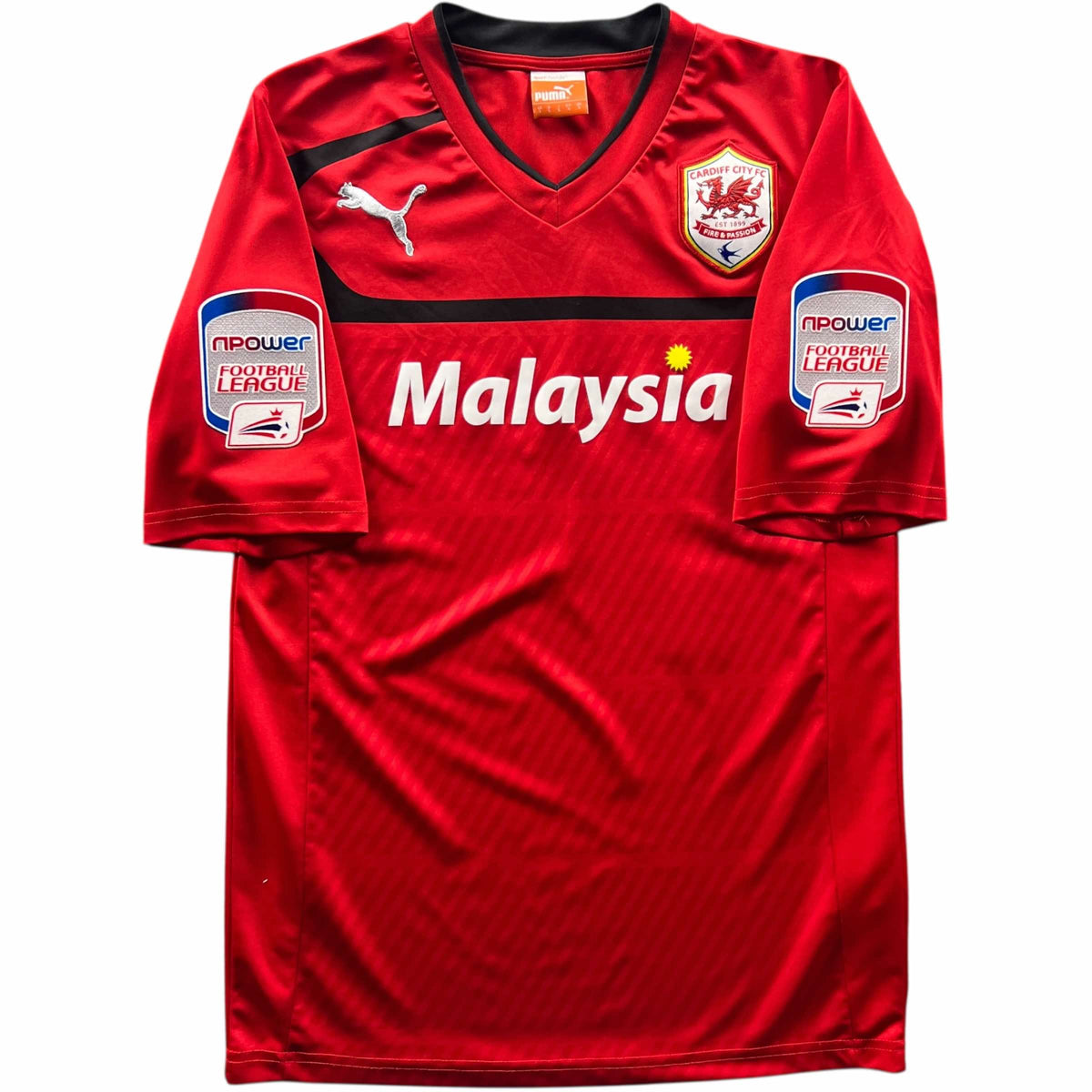 Cardiff City 2012-13 Puma hazai Craig Bellamy foci mez S-es