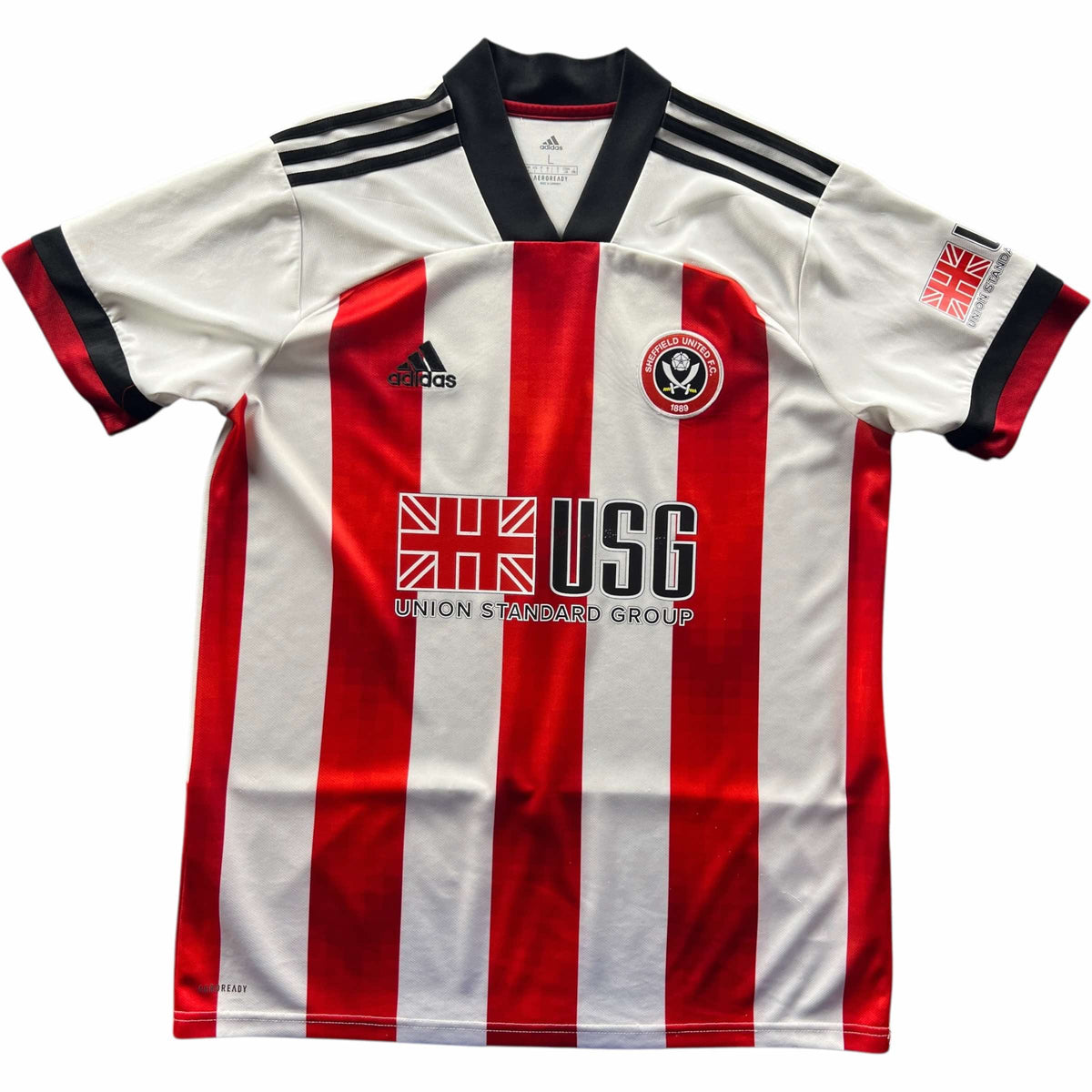Sheffield United 2020-21 Adidas hazai John Egan foci mez L-es