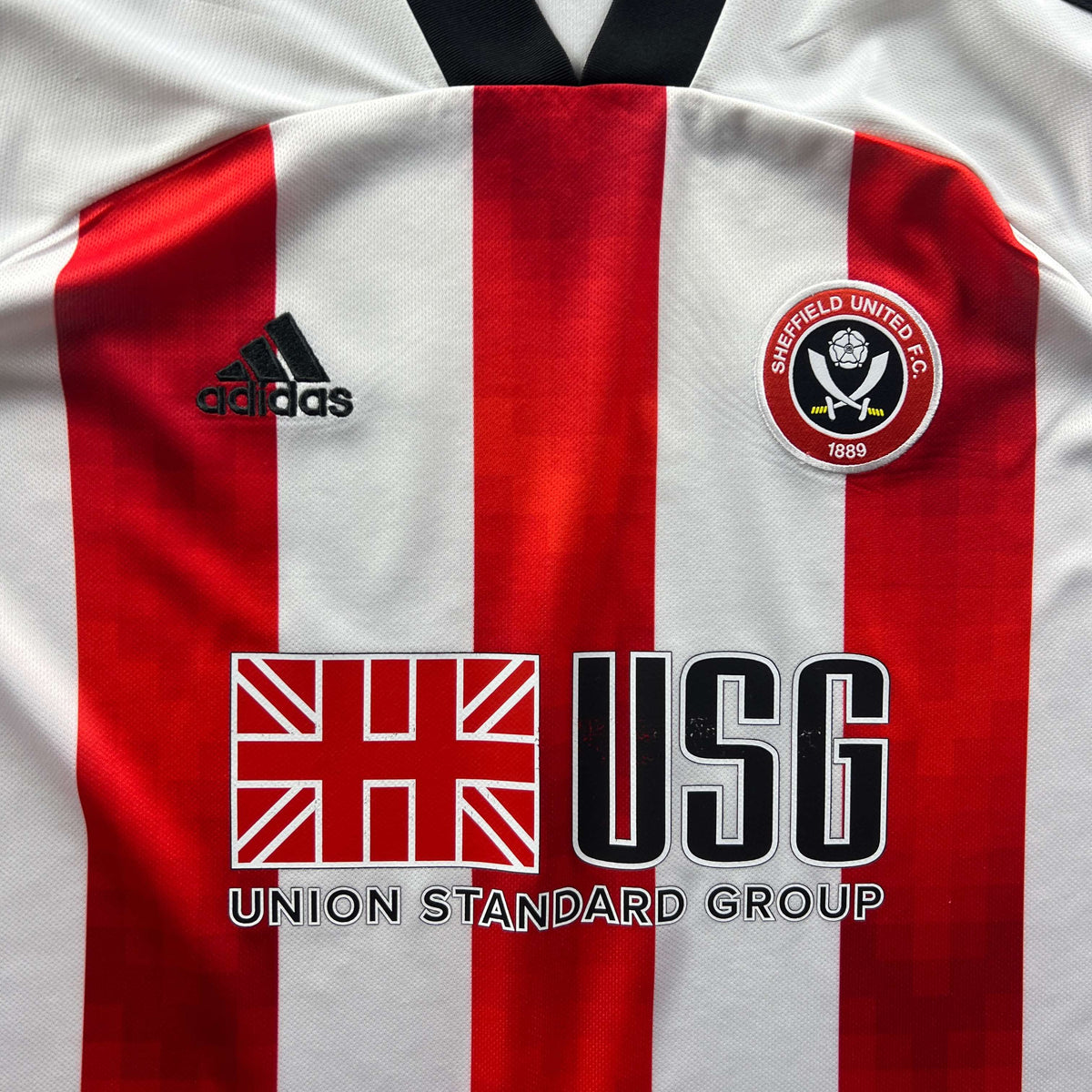 Sheffield United 2020-21 Adidas hazai John Egan foci mez L-es