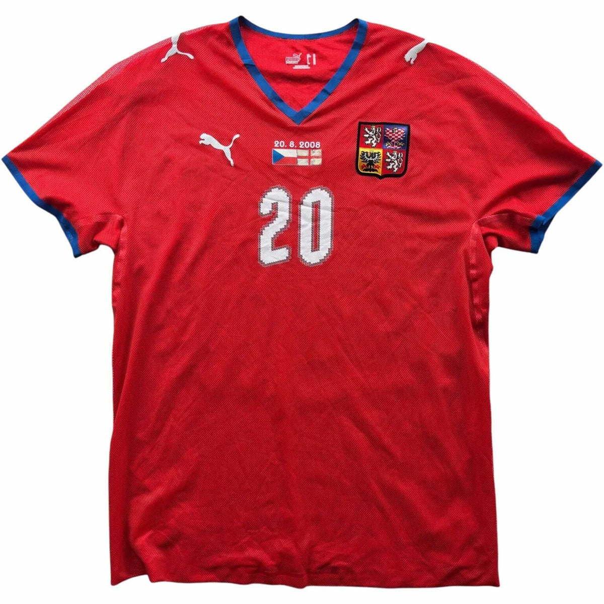 Csehország 2008 Puma hazai Jaroslav Plasil foci mez XL-es