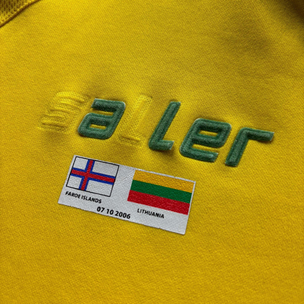 Lithuania 2006 Saller home #6 *Match worn* football shirt size XL