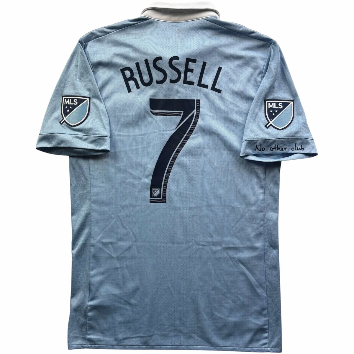 Sporting Kansas City 2018-19 Adidas hazai Johnny Russell foci mez M-es