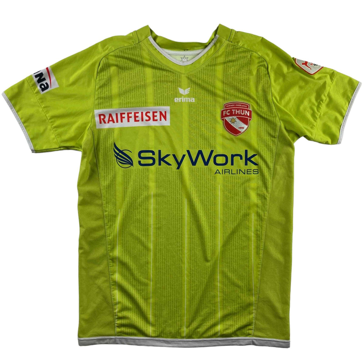 FC Thun 2012-13 Erima away Kevin Bigler football shirt size S