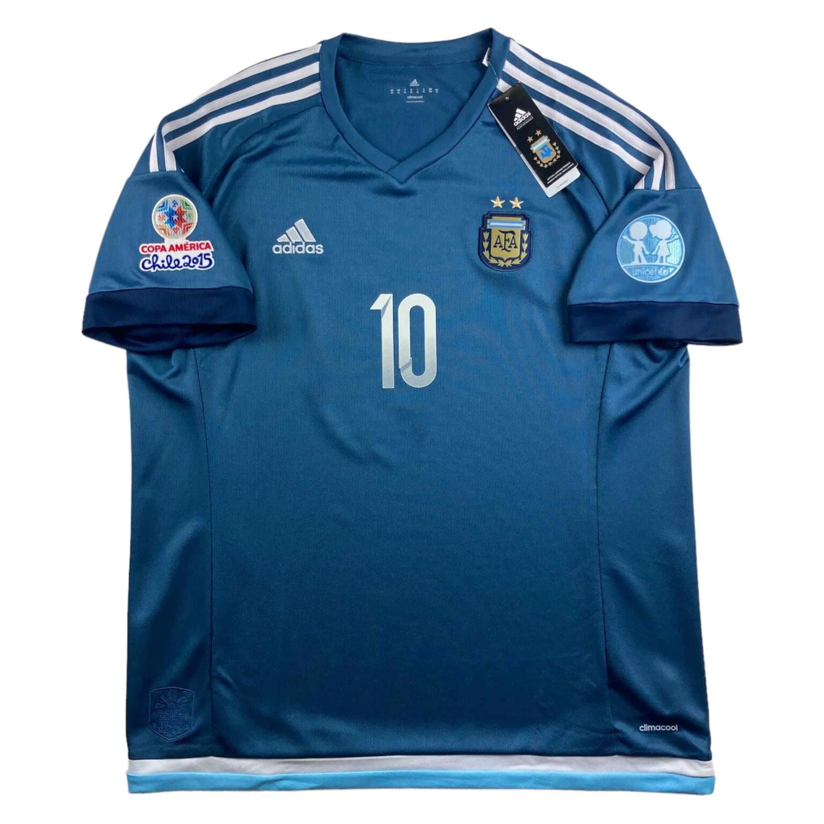 Argentína 2015-17 Adidas vendég Lionel Messi *Új* foci mez XL-es