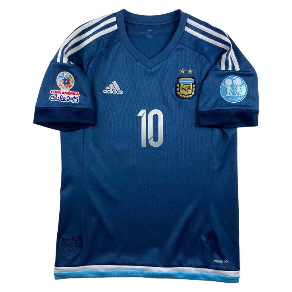 Argentina 2015-17 Adidas away Lionel Messi football shirt size S