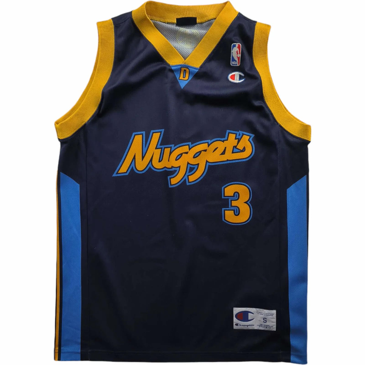 Denver Nuggets Allen Iverson Champion EU alternate NBA jersey size S