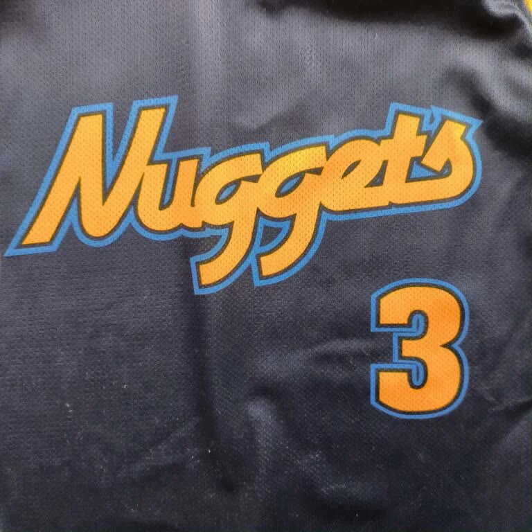 Denver Nuggets Allen Iverson Champion EU alternate NBA jersey size S